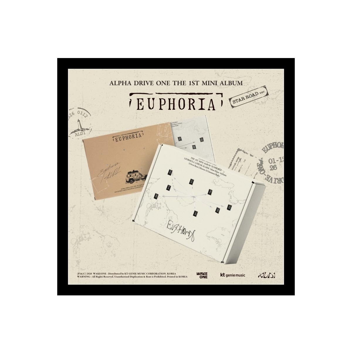 Alpha Drive One - 1st Mini Album Euphoria Star Road version CD